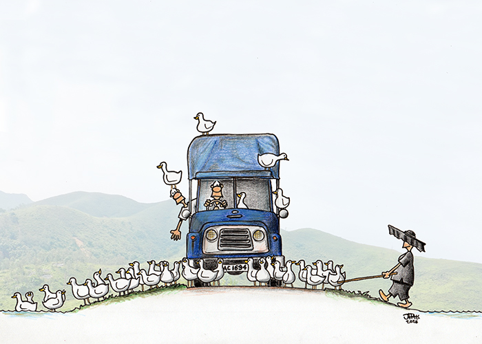 NT traffic jam